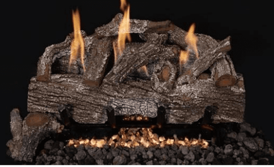 48" Jumbo Virginiana Decorative Gas Logs and Burner for use with MFP63 | Mason-Lite Flame Authority