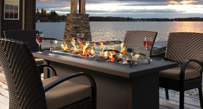 Barbara Jean Collection 48" OLT48 Linear Outdoor Gas Fire Table
