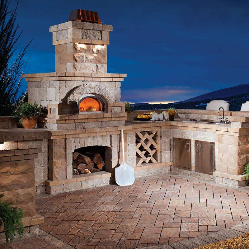 Chicago Brick Oven CBO-750 Built-In Wood Fired Residential Outdoor Pizza Oven DIY Kit CBO-O-KIT-750