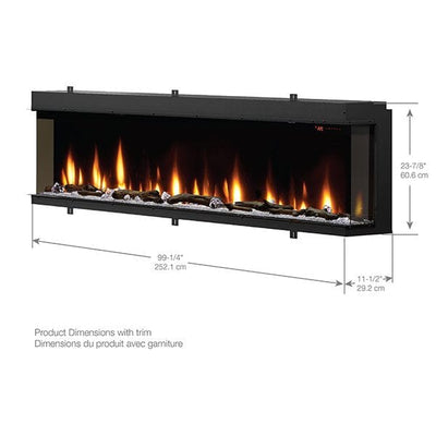 Dimplex Bold 100" Built-in Linear Electric Fireplace XLF10017-XD