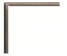 Empire White Mountain Hearth Boulevard 48-inch Beveled, Adjustable 1-inch Hammered Pewter Trim Kit DF48HP