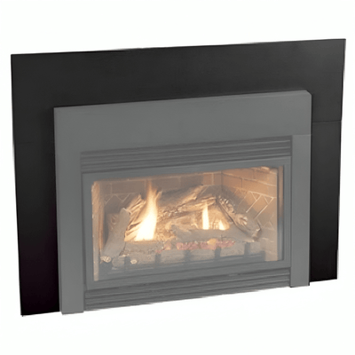Empire White Mountain Hearth Rushmore 30-inch Black (48-in W x 35 3/4-in H, plus 2-in Bottom panel, Opening 36- in x 23 3/4-in) Shroud SH1BL