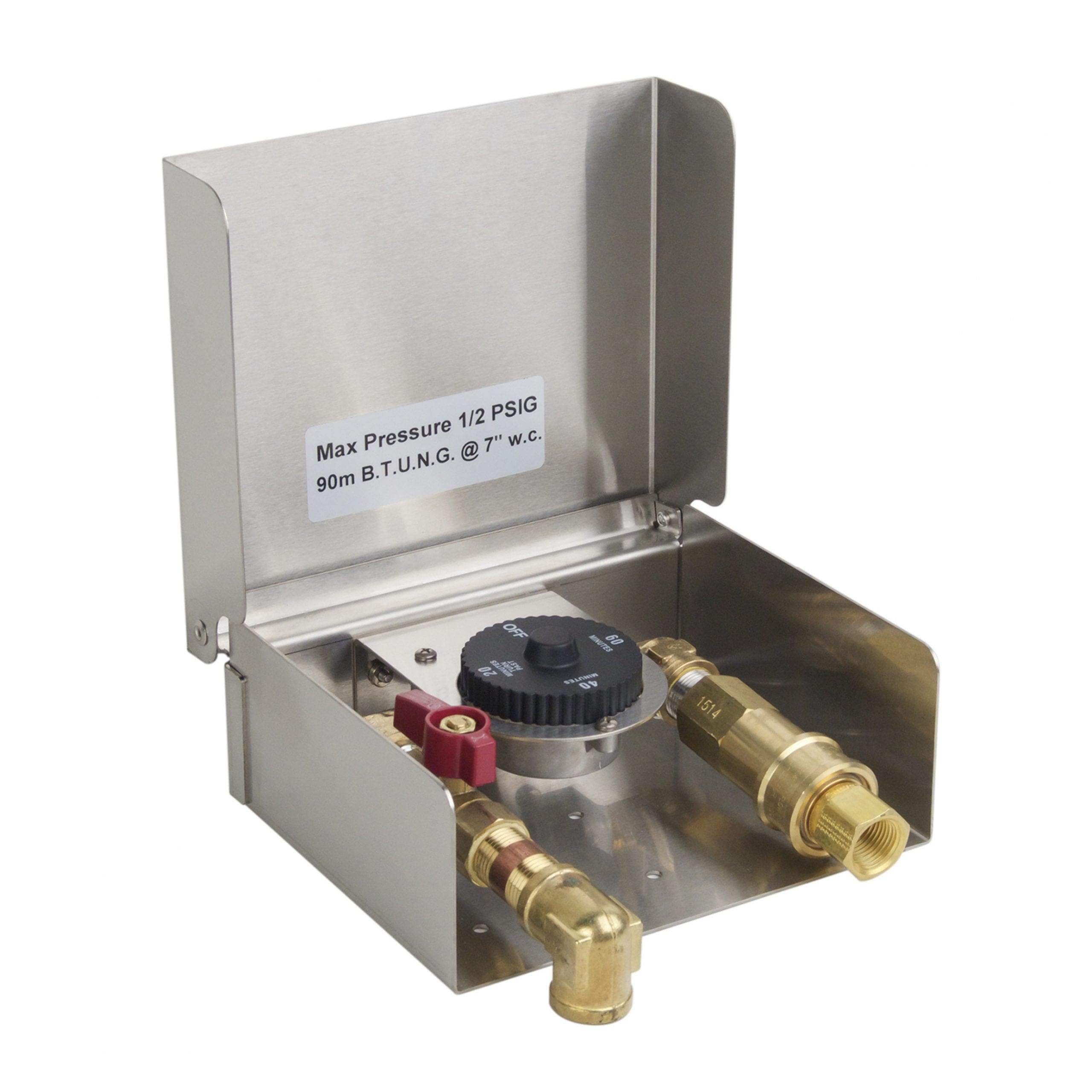 Fire Magic 5520-12T 1-Hour Stainless Steel Double GAS Connection Box