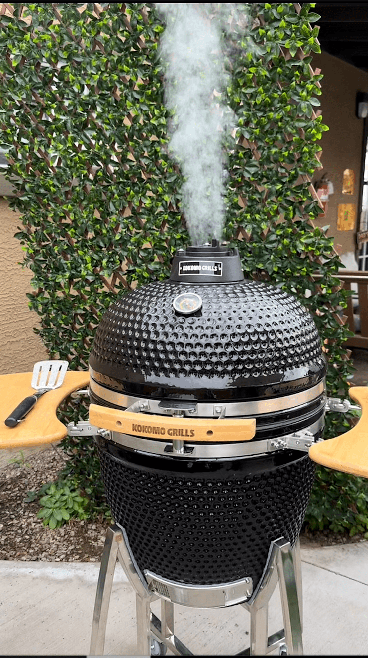 Ceramic smoker hot sale