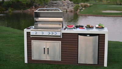 Kokomo Grills Classic Shiplap Built-In BBQ Island Outdoor Kitchen | Flame Authority - Trusted Dealer
