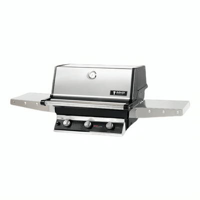 MHP Modern Home Products Stainless Steel Infrared Gas Grill Head With 2 Shelves TRG2