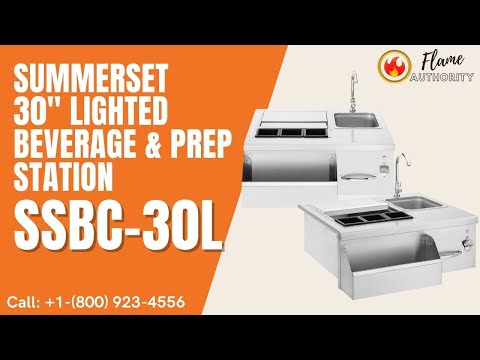 30 Lighted Beverage & Prep Station – Summerset Grills