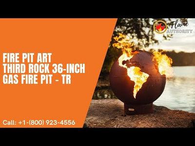 Fire Pit Art Third Rock 36-inch Gas Fire Pit - TR