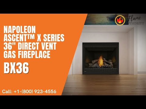 Napoleon - Ascent x 36 Series GAS Fireplace - Direct Vent, Electronic Ignition - Natural GAS / Liquid Propane, Natural GAS