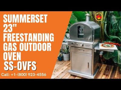 Summerset 23" Freestanding Gas Outdoor Oven SS-OVFS