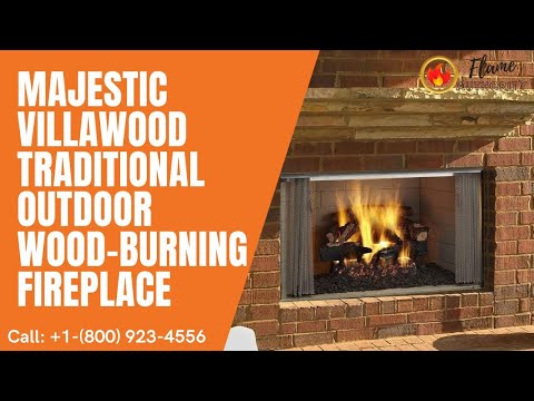 Majestic Villawood 42" Traditional Outdoor Wood-Burning Fireplace