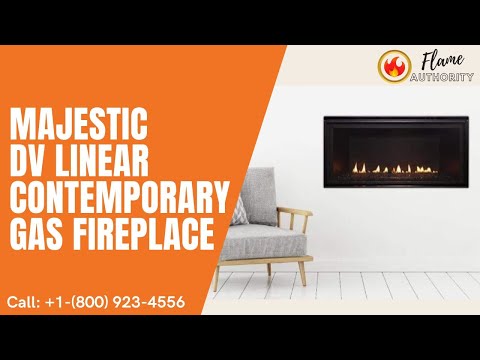 Majestic DV Linear 36"Contemporary Gas Fireplace DVLINEAR36