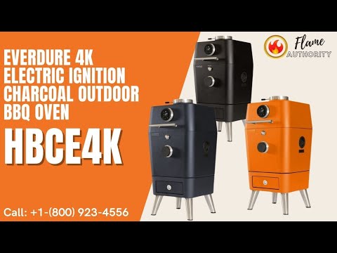 Everdure 4K Orange Electric Ignition Charcoal Grill