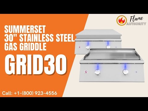 Summerset 30" Stainless Steel Gas Griddle GRID30