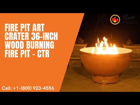 Fire Pit Art - Asia 72 Fire Pit, Liquid Propane - Match Lit