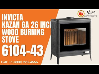 Invicta Kazan GA 26 Inch Wood Burning Stove 6104-43