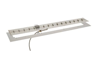 The Outdoor Greatroom Company 24 Inch Linear Crystal Fire Plus Gas Burner Kit BP1224DSING-A | Flame Authority - Trusted Dealer