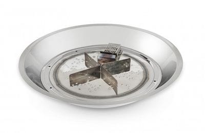 The Outdoor GreatRoom Company 30 Inch Round Crystal Fire Plus Gas Burner CFP30-K | Flame Authority - Trusted Dealer