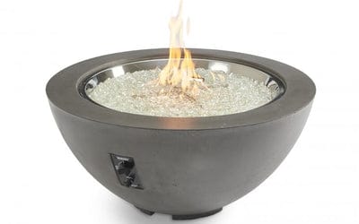 The Outdoor GreatRoom Company 42 Inch Midnight Mist Cove Gas Fire Pit Bowl CV-30MM
