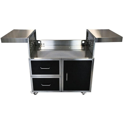 Wildfire 30-Inch Griddle Cart Black Stainless Steel WF-CART30-CG-BSS
