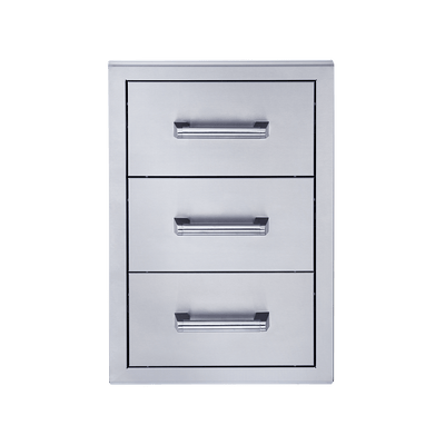 Broilmaster 18 Inch Stainless Steel Triple Drawer- BSAW1826T