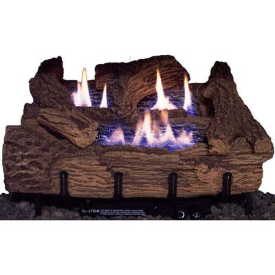 Everwarm 18" Palmetto Oak 5-Piece Log Set - EWPO18R - Flame Authority
