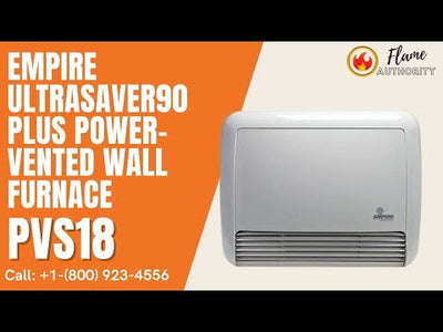Empire UltraSaver90Plus Power-Vented Wall Furnace PVS18N