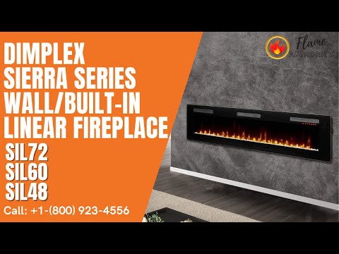 Dimplex Sierra 48 Wall-Mount/Tabletop Linear Electric Fireplace SIL48 –  Flame Authority