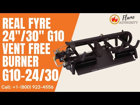 Real Fyre 24/30 G10 Vent Free Manual Control Burner G10-24/30 – Flame  Authority