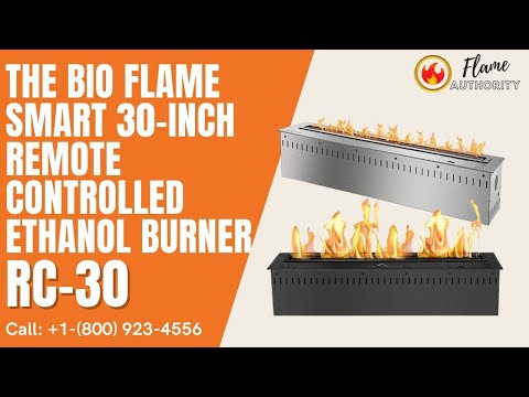 The Bio Flame Smart 30 inch Remote Controlled Ethanol Burner