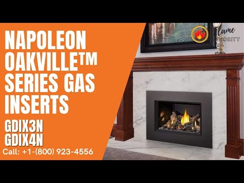 Napoleon Oakville™ X3 Gas Fireplace Insert GDIX3N – Flame Authority