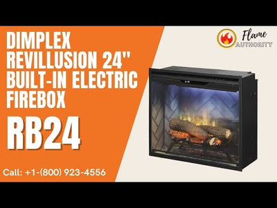Dimplex Revillusion 24" Built-in Electric Firebox/Fireplace Insert