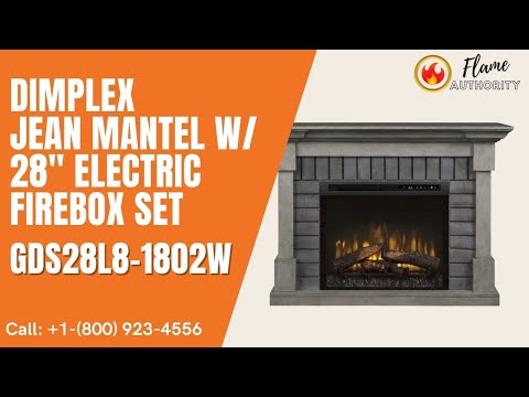Dimplex Jean Mantel Electric Fireplace GDS28L8-1802W – Flame Authority