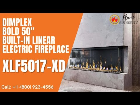 Dimplex Bold 50" Built-in Linear Electric Fireplace XLF5017-XD
