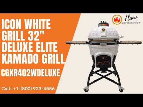 Vision Grills Elite Series XD702 Maxis Ceramic Kamado Grill Metallic Grey