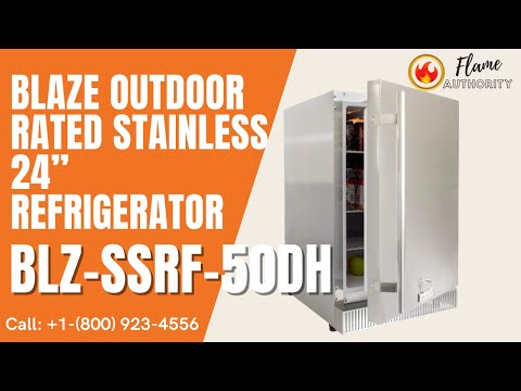 Blaze 24-Inch 5.5 Cu. Ft. Outdoor Rated Compact Refrigerator (BLZ-SSRF