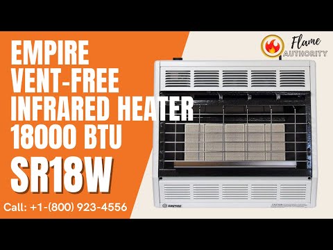 Empire Vent-Free Infrared 18000 BTU Heater SR18W