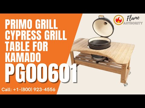 Primo Cypress Table for Oval Junior Grill