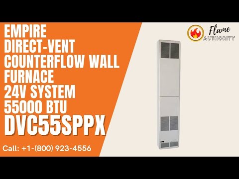 Empire Comfort Systems Counterflow Direct-Vent Wall Furnace with Standing Pilot Fuel: Liquid