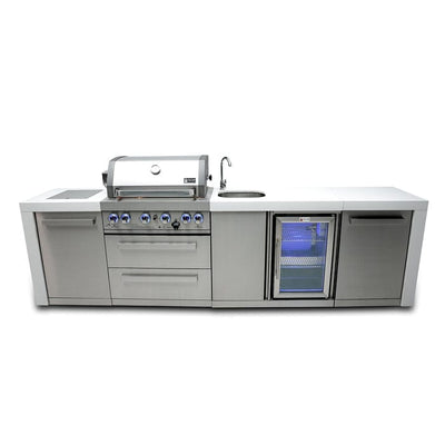 Mont Alpi 400 Deluxe Island Grill with Beverage Center MAi400-DBEV