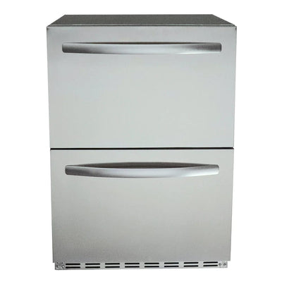 RCS 24-Inch 5.3 Cu. Ft. Outdoor Rated Dual Drawer Refrigerator REFR4