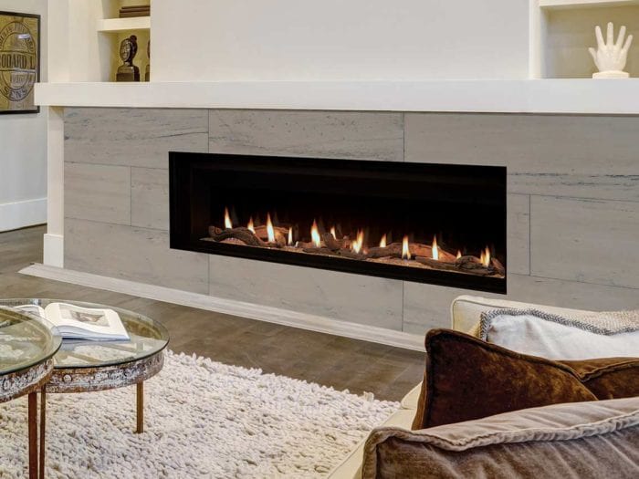 Superior 60" Direct Vent Contemporary Linear Gas Fireplace DRL6060TEN-B