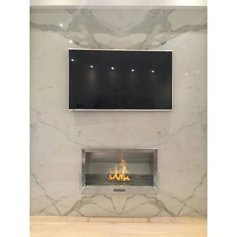 The Bio Flame 38-inch Single Sided Built-In Ethanol Firebox