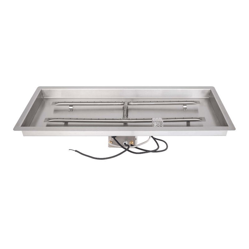 The Outdoor Plus 48”x12” Rectangular Drop-In Pan With Stainless Steel &
