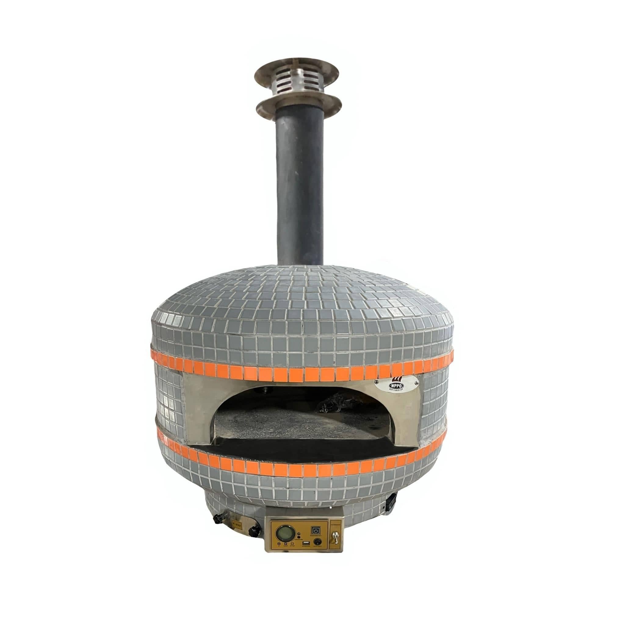 WPPO Pizza Oven Brush With Scraper and Wooden Handle [WKBA-47W]