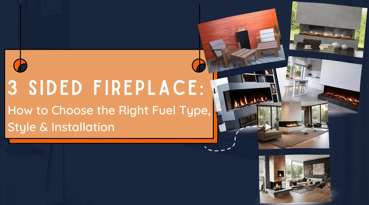 3-sided fireplaces in modern homes showcasing fuel types, contemporary styles, placement options, and installation ideas.