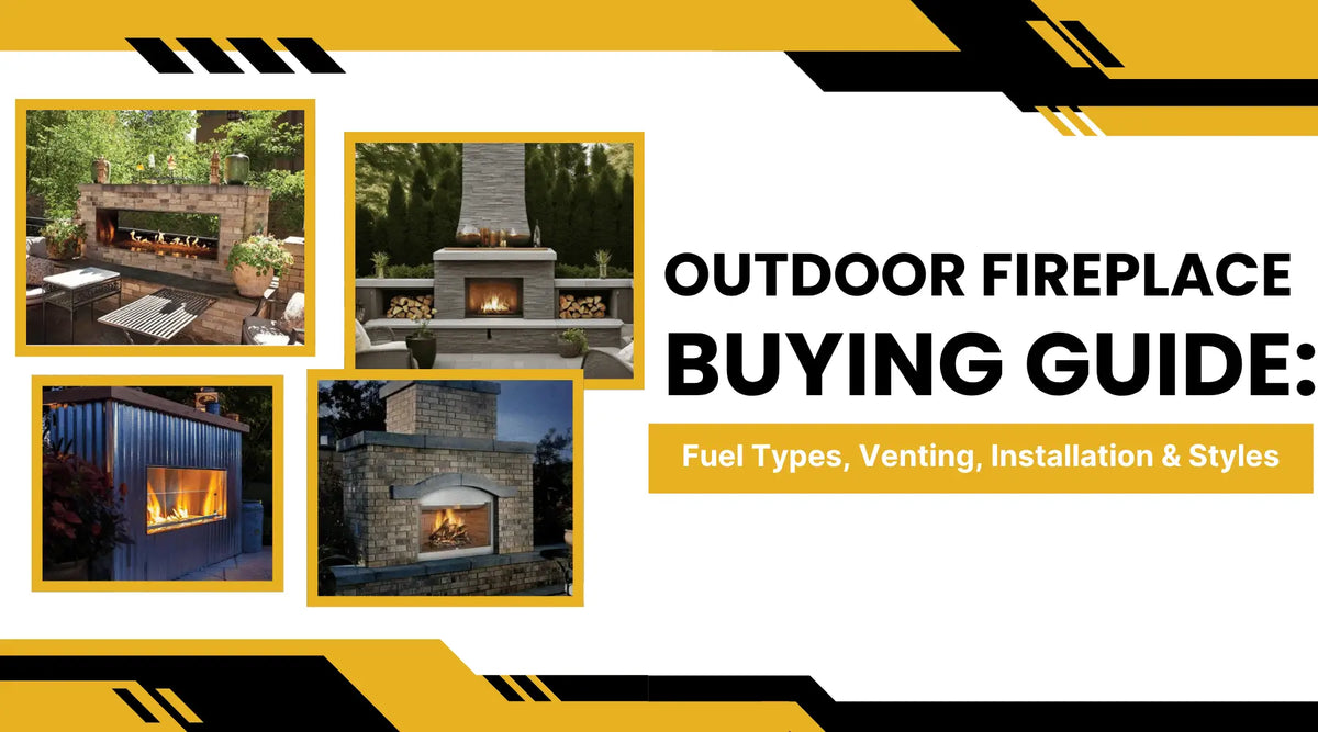 Outdoor Fireplace Buying Guide: Fuel Types, Venting, Installation & Styles