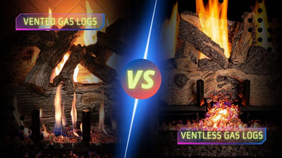 Vented vs Ventless Gas Logs