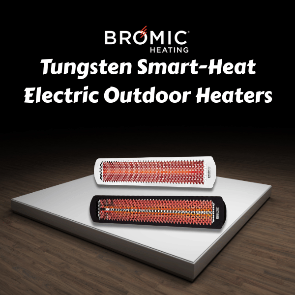 Bromic Tungsten Smart-Heat Electric Outdoor Heaters | Flame Authority