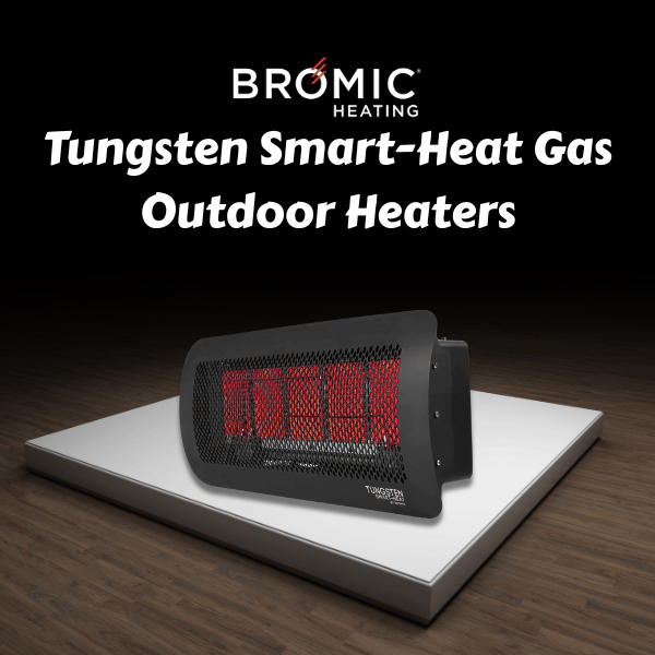 Bromic Tungsten Smart-Heat Gas Outdoor Heaters | Flame Authority